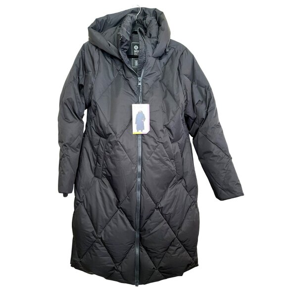 Mondetta Size Small Black Down Puffer Coat Zipper Sides Winter Jacket NWT - Picture 4 of 9